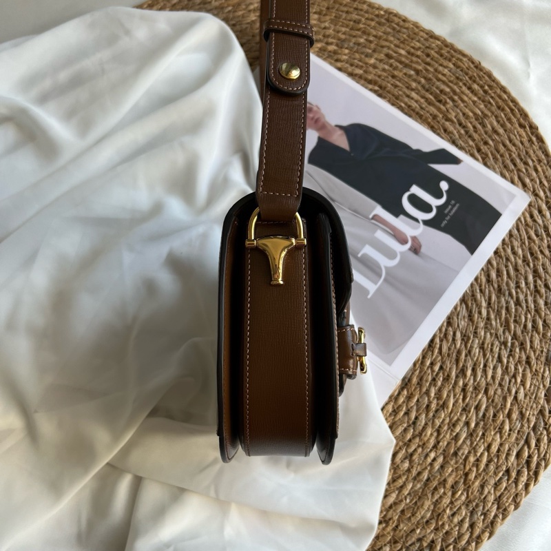 gucci古馳 棕色老花1955馬鞍包 尺寸:18.5*7.5*17cm-5
