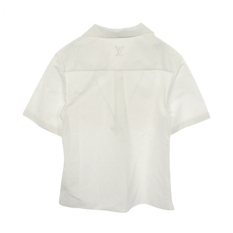路易威登 (LOUIS VUITTON) 提花圖案短袖襯衫 #XS RM251W AS1 HSS75W 棉質-1