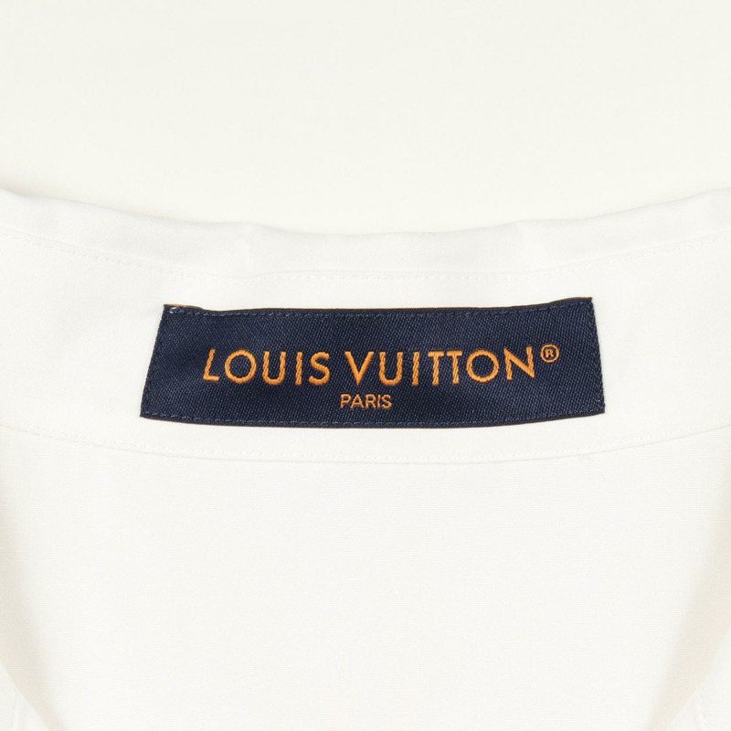 路易威登 (LOUIS VUITTON) 提花圖案短袖襯衫 #XS RM251W AS1 HSS75W 棉質-2