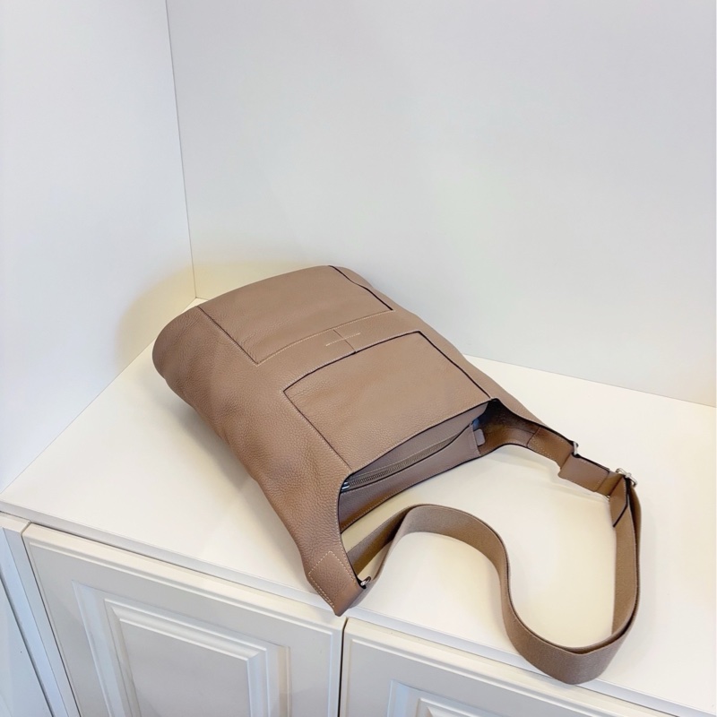 🐎Hermes愛馬仕|Vintage絕版Good News大象灰全皮水桶斜挎包|98新-5