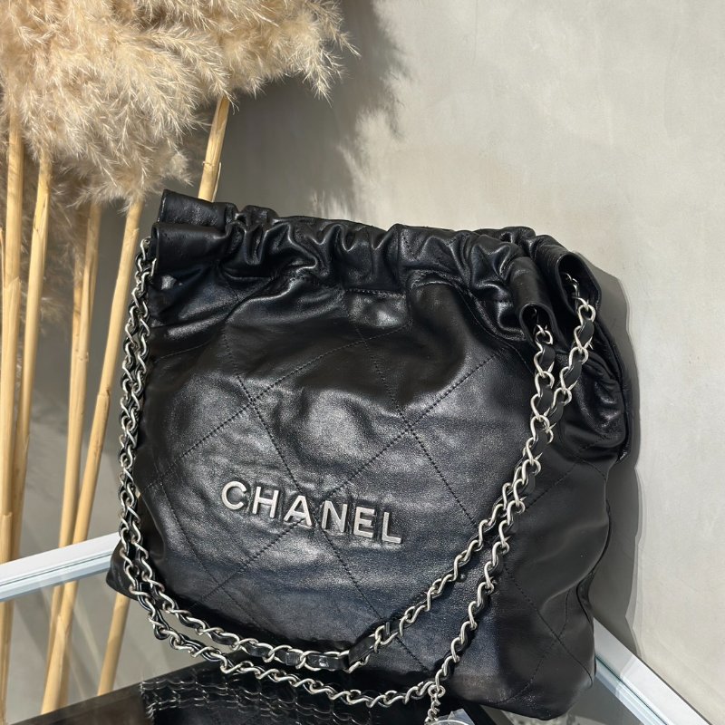 CHANEL 22 Bag - 小號黑銀-3