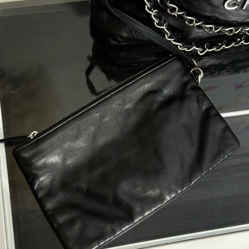 CHANEL 22 Bag - 小號黑銀-7