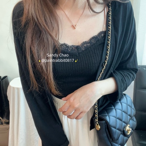 ෆ LV V字項鍊 玫瑰金🌹