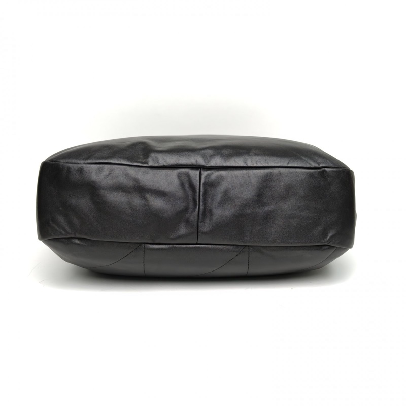 SAINT LAURENT JAMIE43Logo標識鏈條單肩包黑色羊皮金扣-3