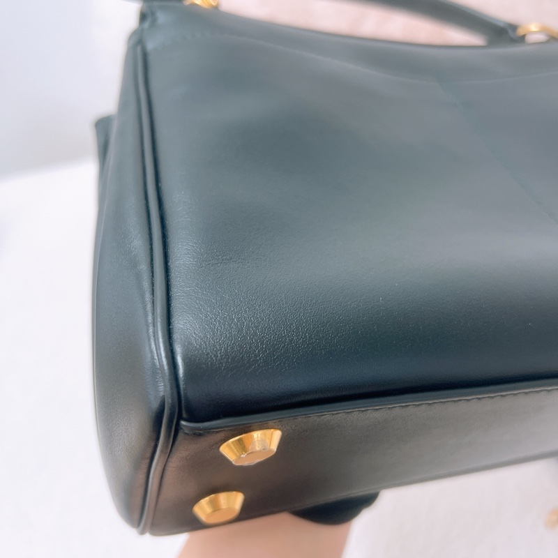 Balenciaga rodeo 黑金小號斜挎手提包-8