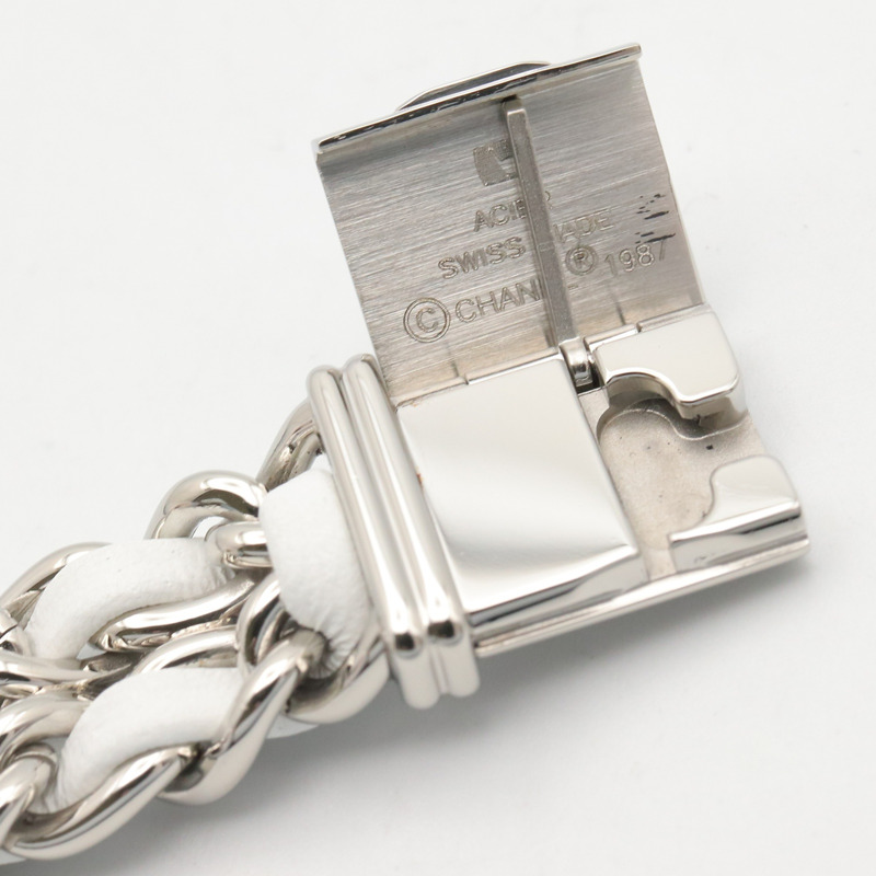 香奈兒 (Chanel) CHANEL Première M 系列腕錶,不鏽鋼錶殼,皮革錶帶,女士款,白色錶盤/白色錶殼,H1639-12