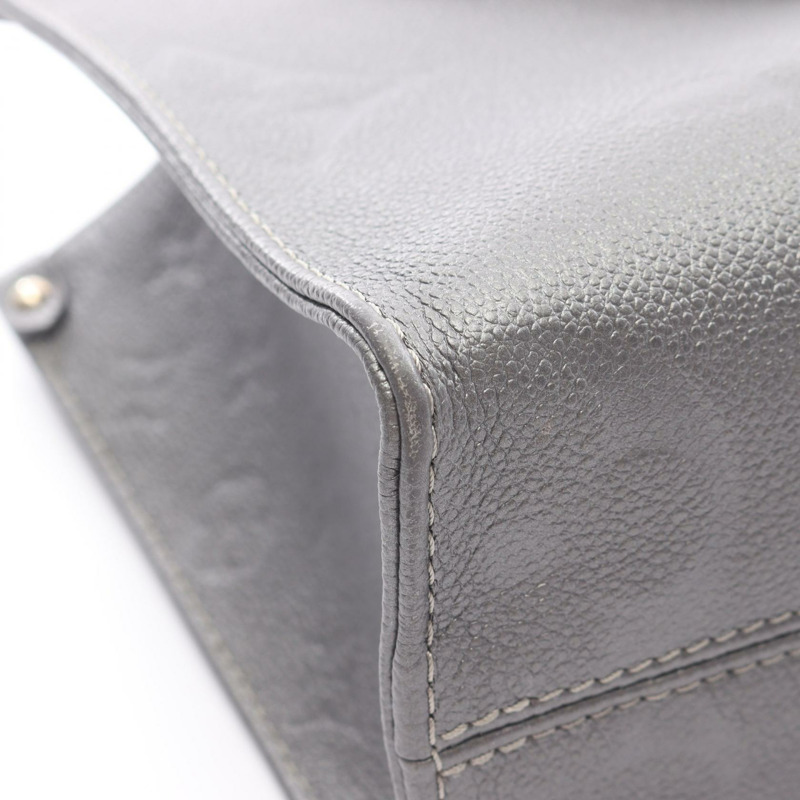 路易威登 On the Go PM 單肩手提包 M12886 Monogram Empreinte 灰色 二手-6