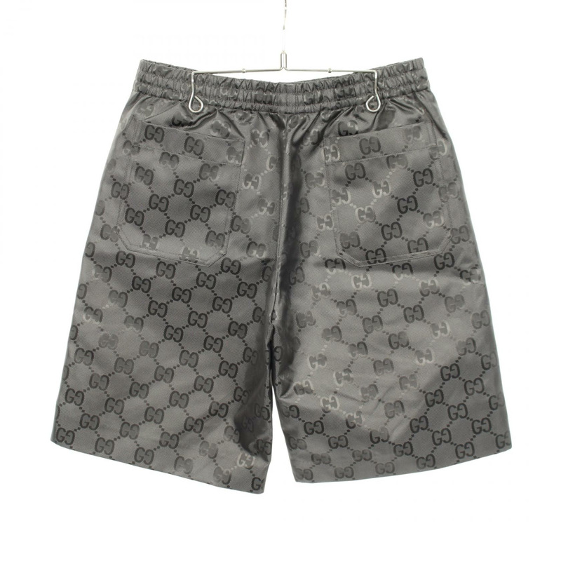 GUCCI GG Monogram Off-the-Grid 男士長褲 654859 尼龍灰 #46 二手-1