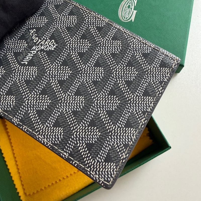 Goyard Victoire Wallet 對折8卡短夾 全新(灰色)-1