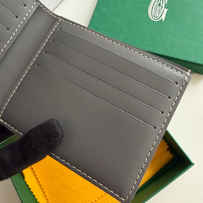 Goyard Victoire Wallet 對折8卡短夾 全新(灰色)-4