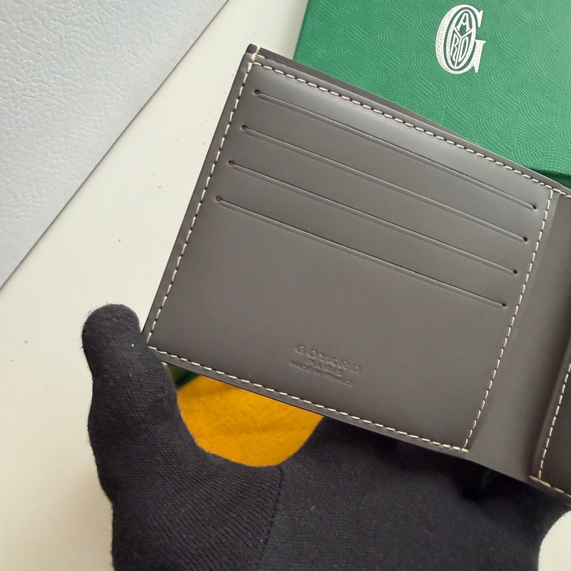 Goyard Victoire Wallet 對折8卡短夾 全新(灰色)-5