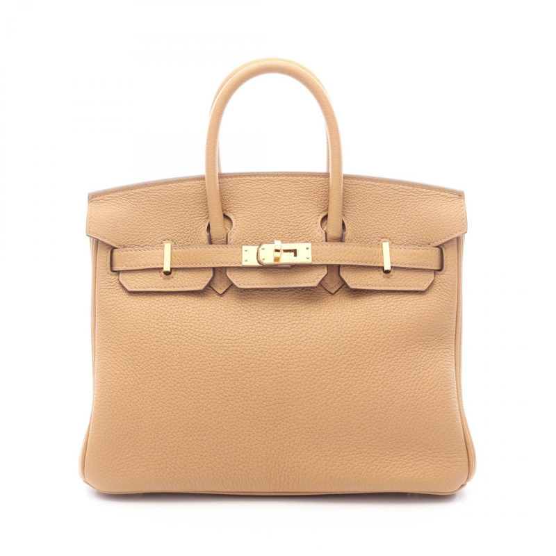 愛馬仕 Birkin 25 手提包 B Togo 皮革 Chai 二手女士 GHW-0