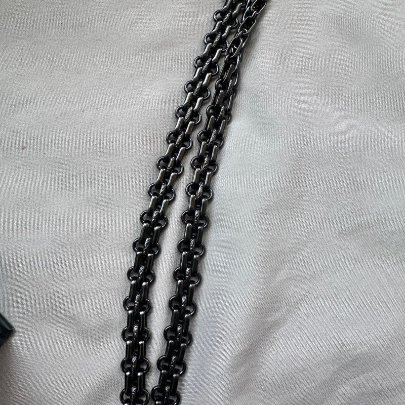 CHANEL 2.55 So Black|黑鍊黑釦× 油蠟羊皮|低調白搭-8