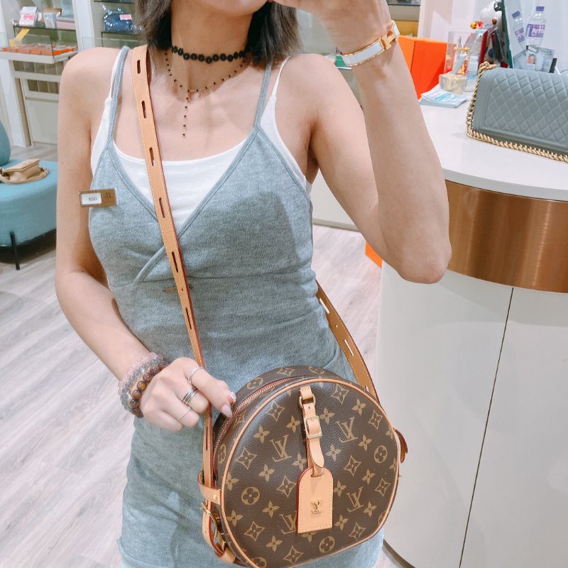 TK2068 路易威登 Louis Vuitton Boite Chapeau Souple MM Monogram #NFC-1