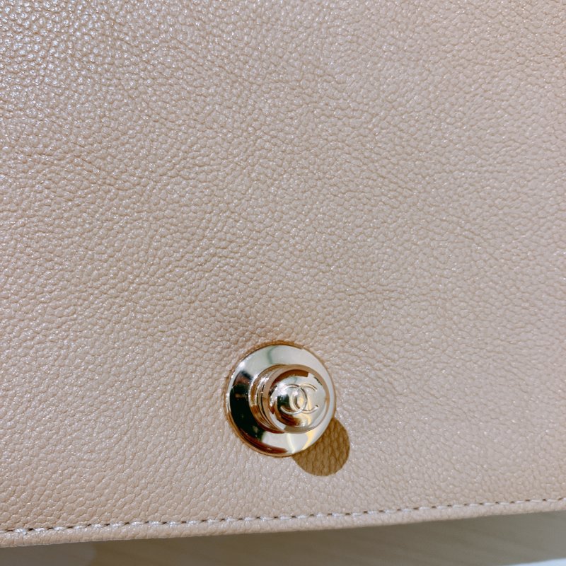 TK2069 香奈兒 牛皮 Chanel Boy Small 20cm Chevron Caviar Beige X GHW-16