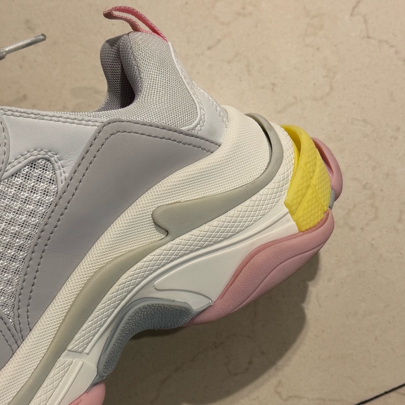 Balenciaga 粉黃底老爹鞋39號-27