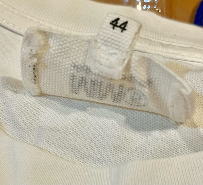 Maison Margiela 白色男44碼簡約logo短T-5