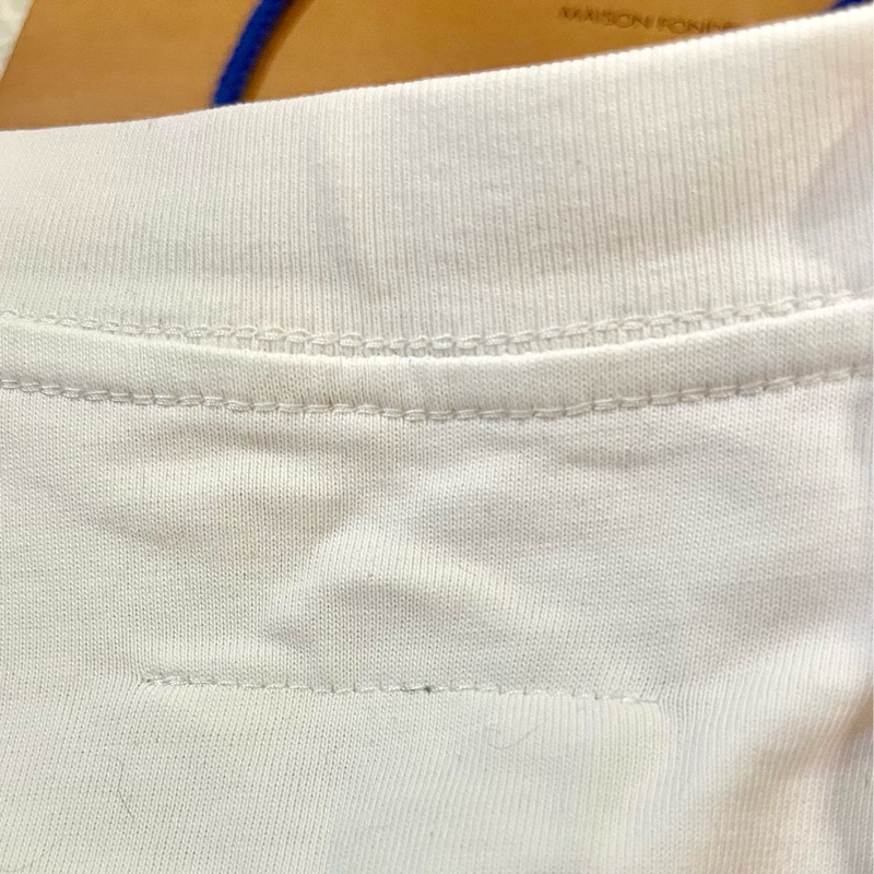 Maison Margiela 白色男44碼簡約logo短T-19