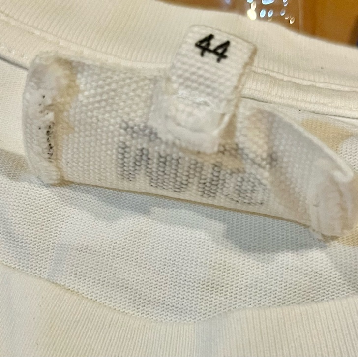 Maison Margiela 白色男44碼簡約logo短T-24