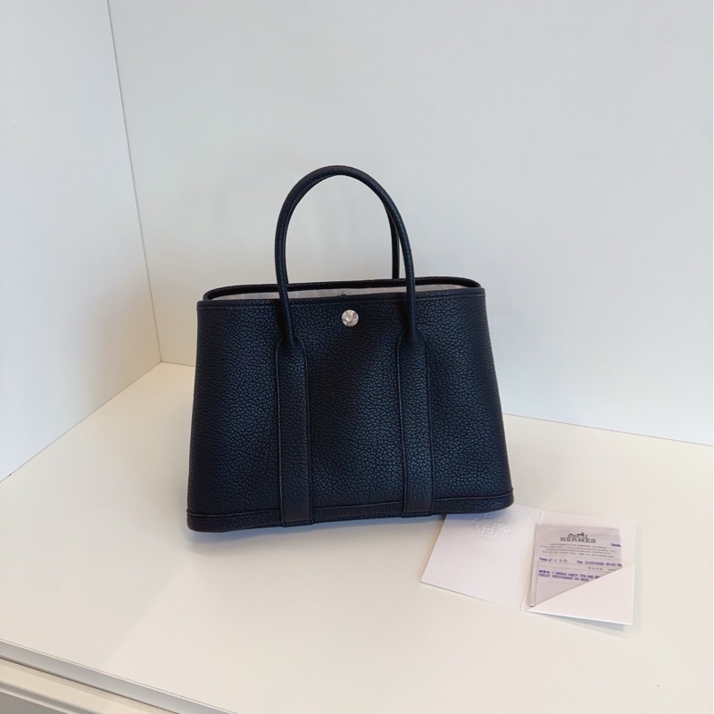 🐎Hermes 愛馬仕|黑銀花園 |Garden party 30 GP30|TC皮-1