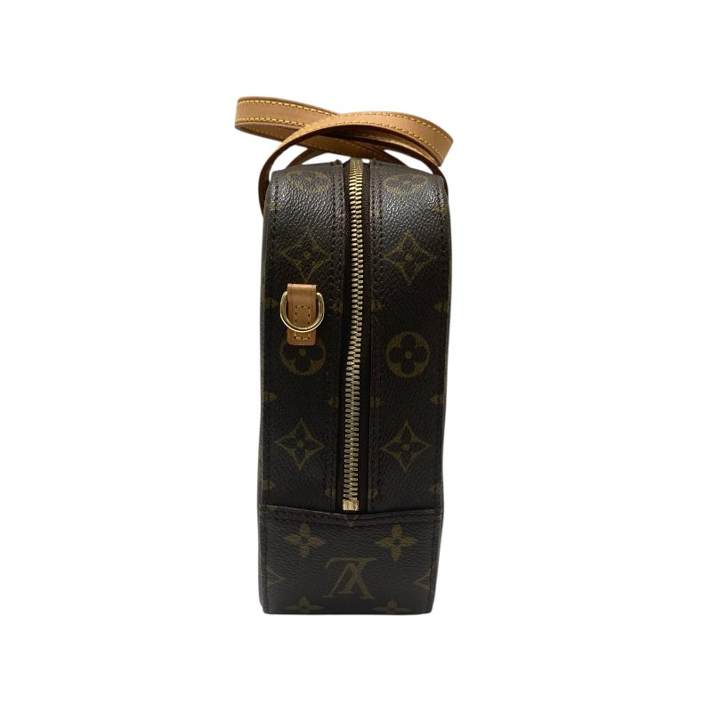 LOUIS VUITTON 路易威登 M47500 SPONTINI 2WAY  MONOGRAM BAG 老花手提肩背包 PVC帆布 棕色 金釦-4