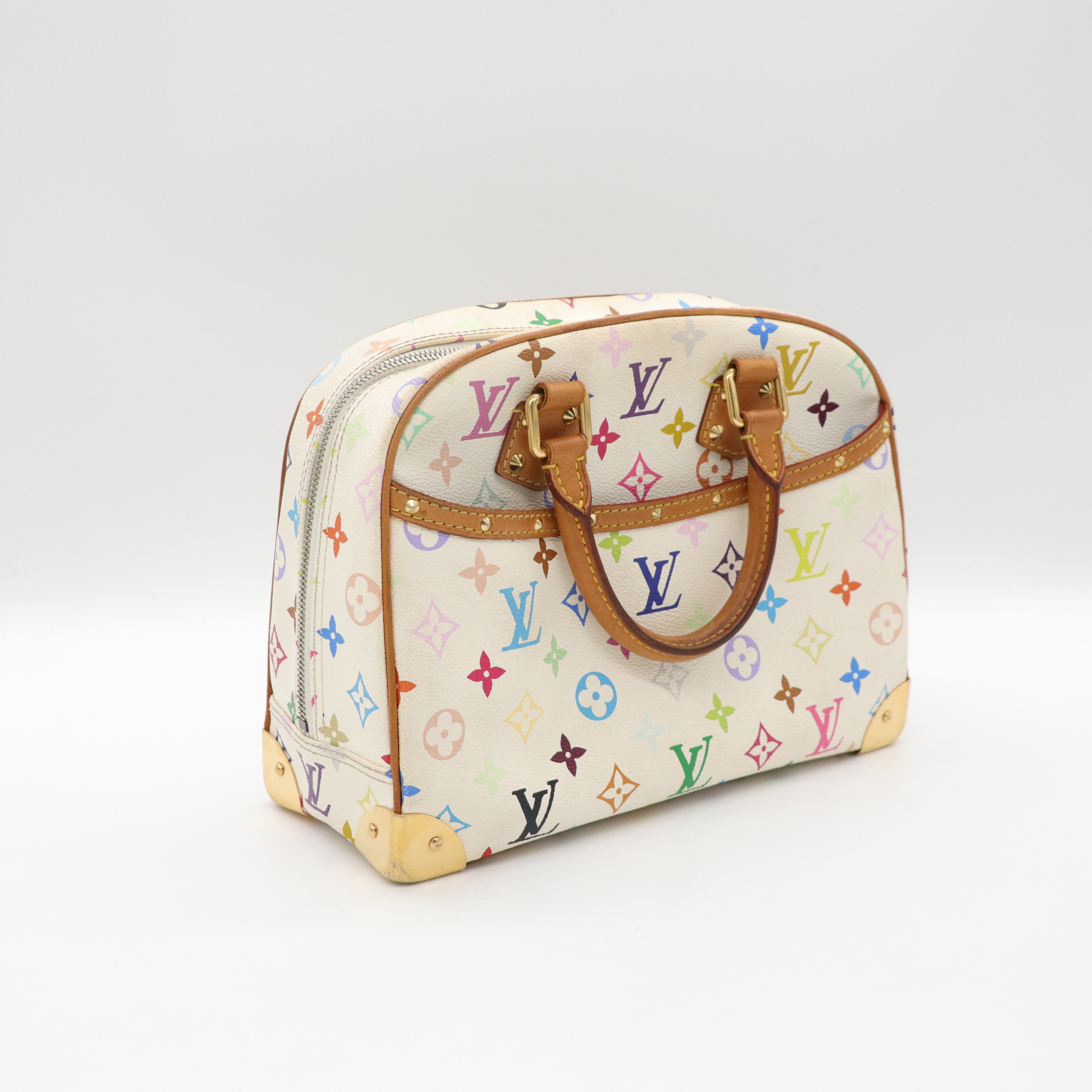 Louis Vuitton 路易威登 村上隆聯名白三彩 SPEEDY-2