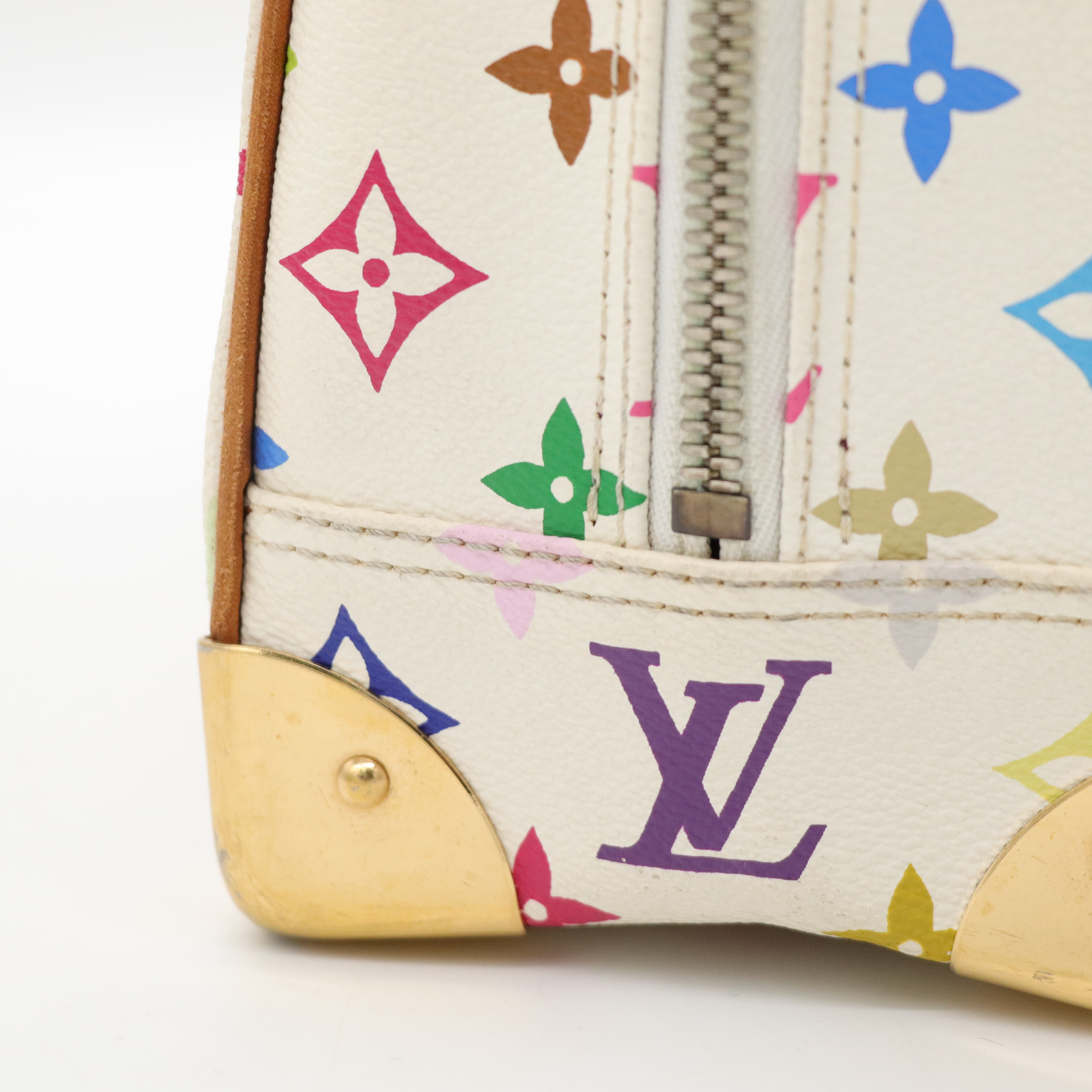 Louis Vuitton 路易威登 村上隆聯名白三彩 SPEEDY-4