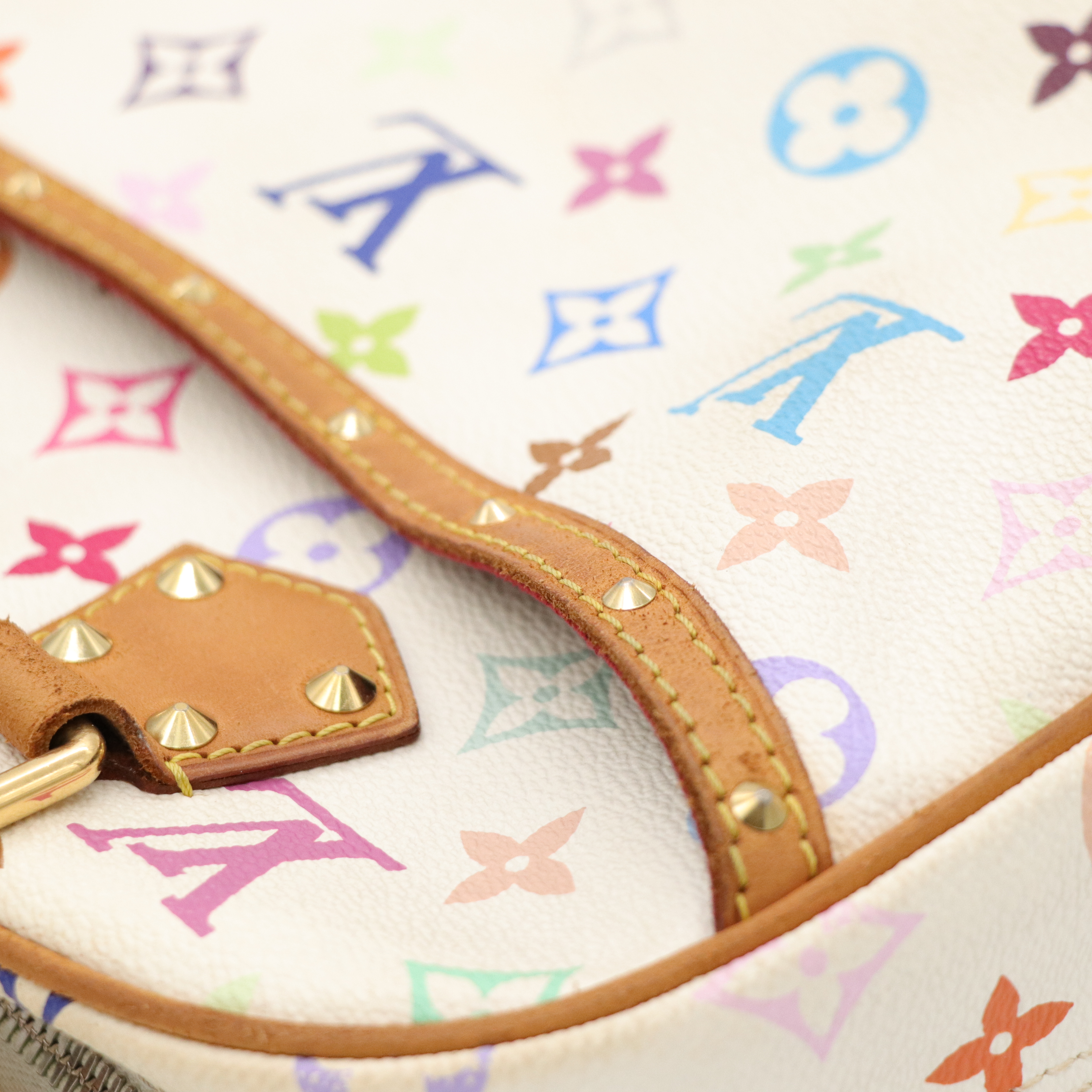 Louis Vuitton 路易威登 村上隆聯名白三彩 SPEEDY-6