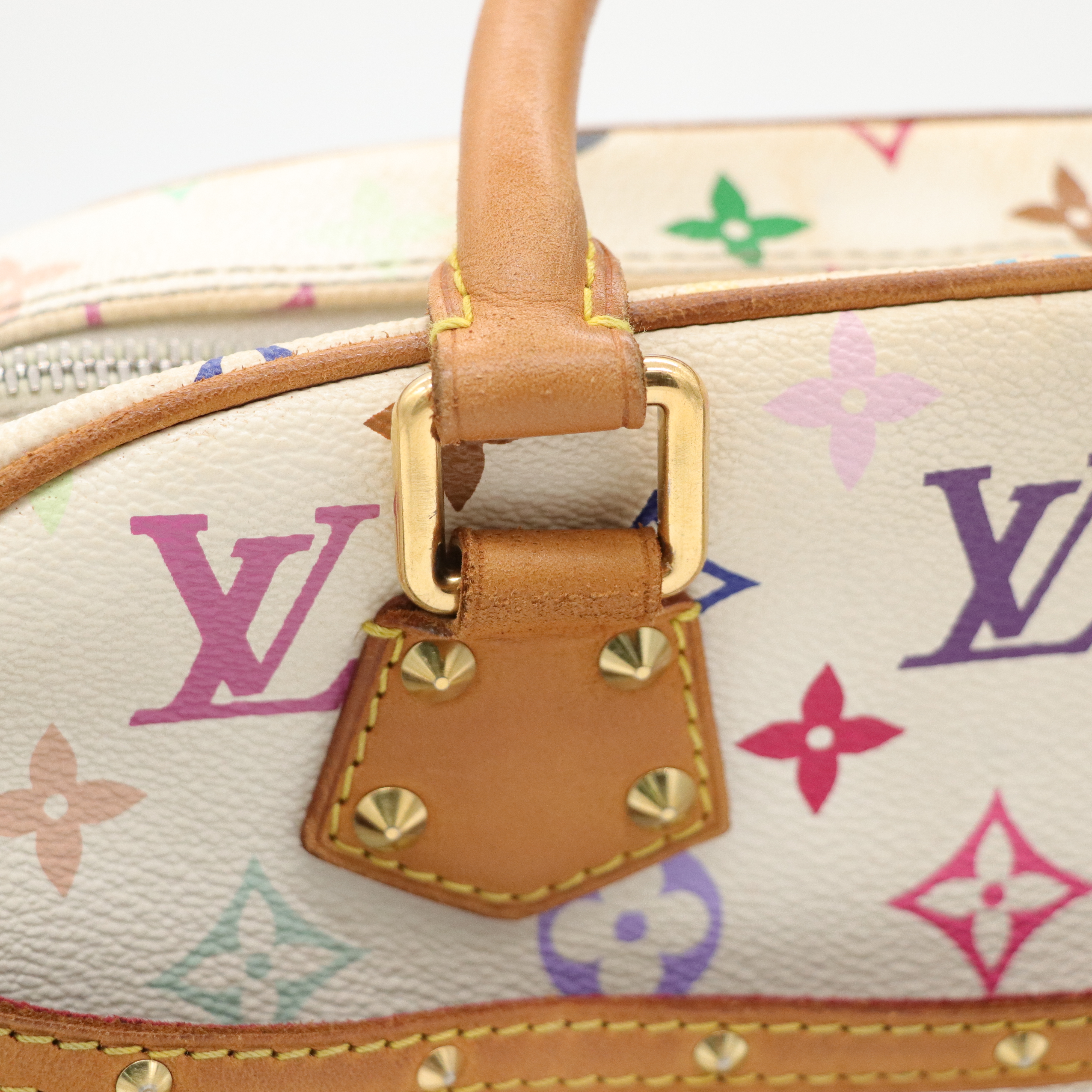 Louis Vuitton 路易威登 村上隆聯名白三彩 SPEEDY-7