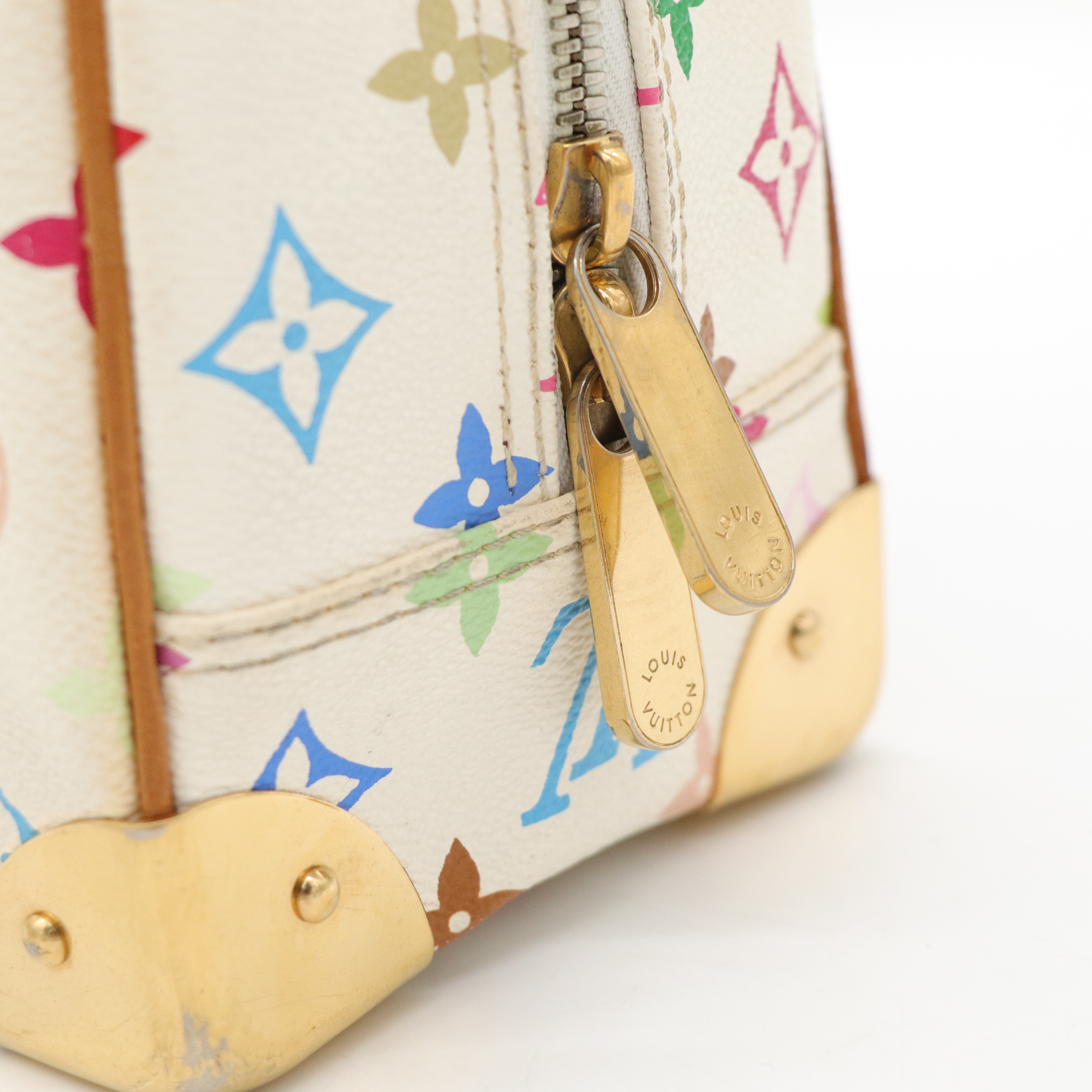 Louis Vuitton 路易威登 村上隆聯名白三彩 SPEEDY-8