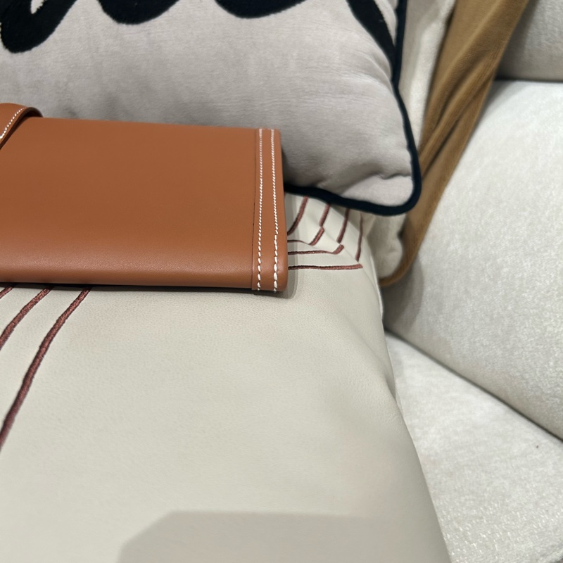HERMES Jige Elan 29 Stamp U Clutch gold Calfskin-9