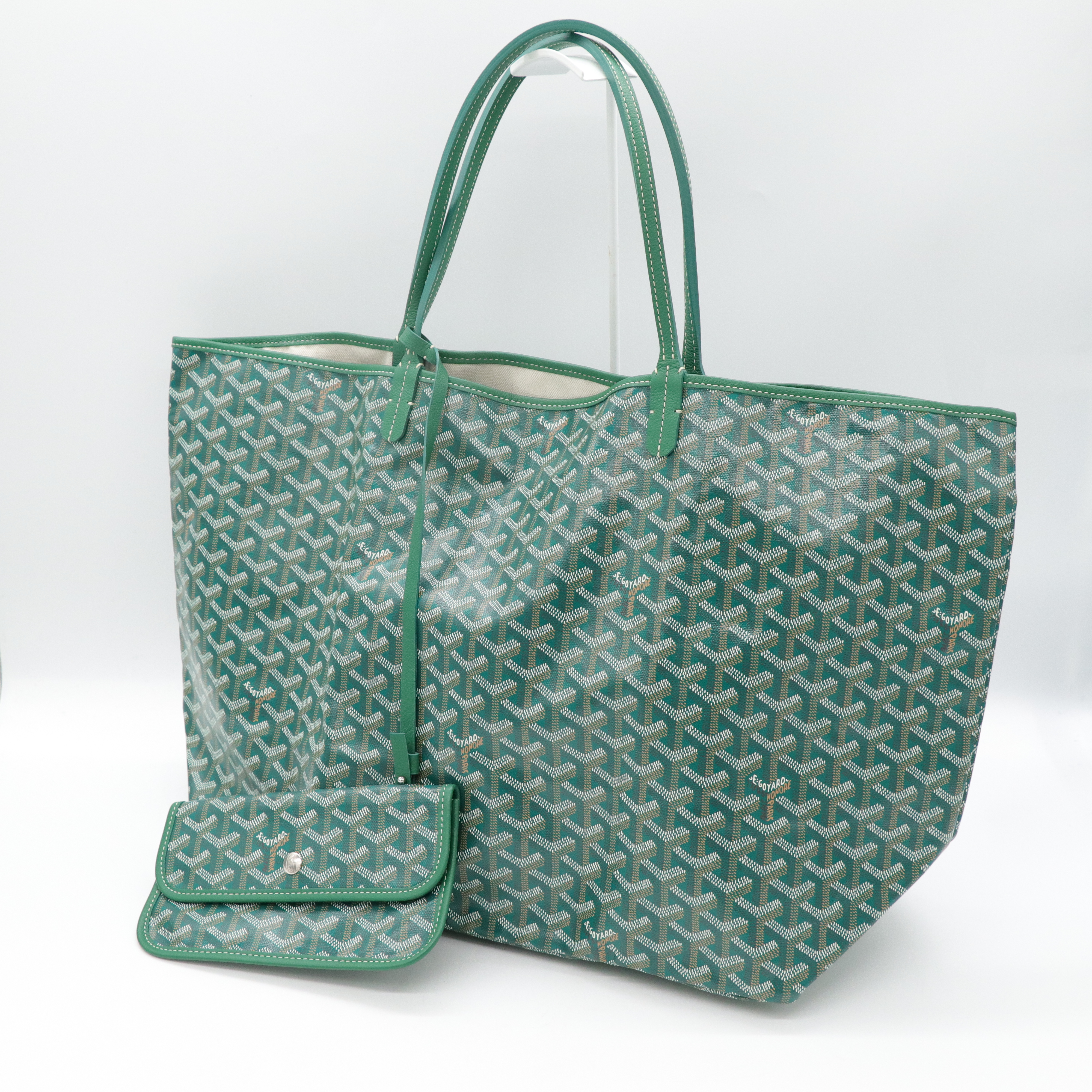 Goyard 綠色 tote-2