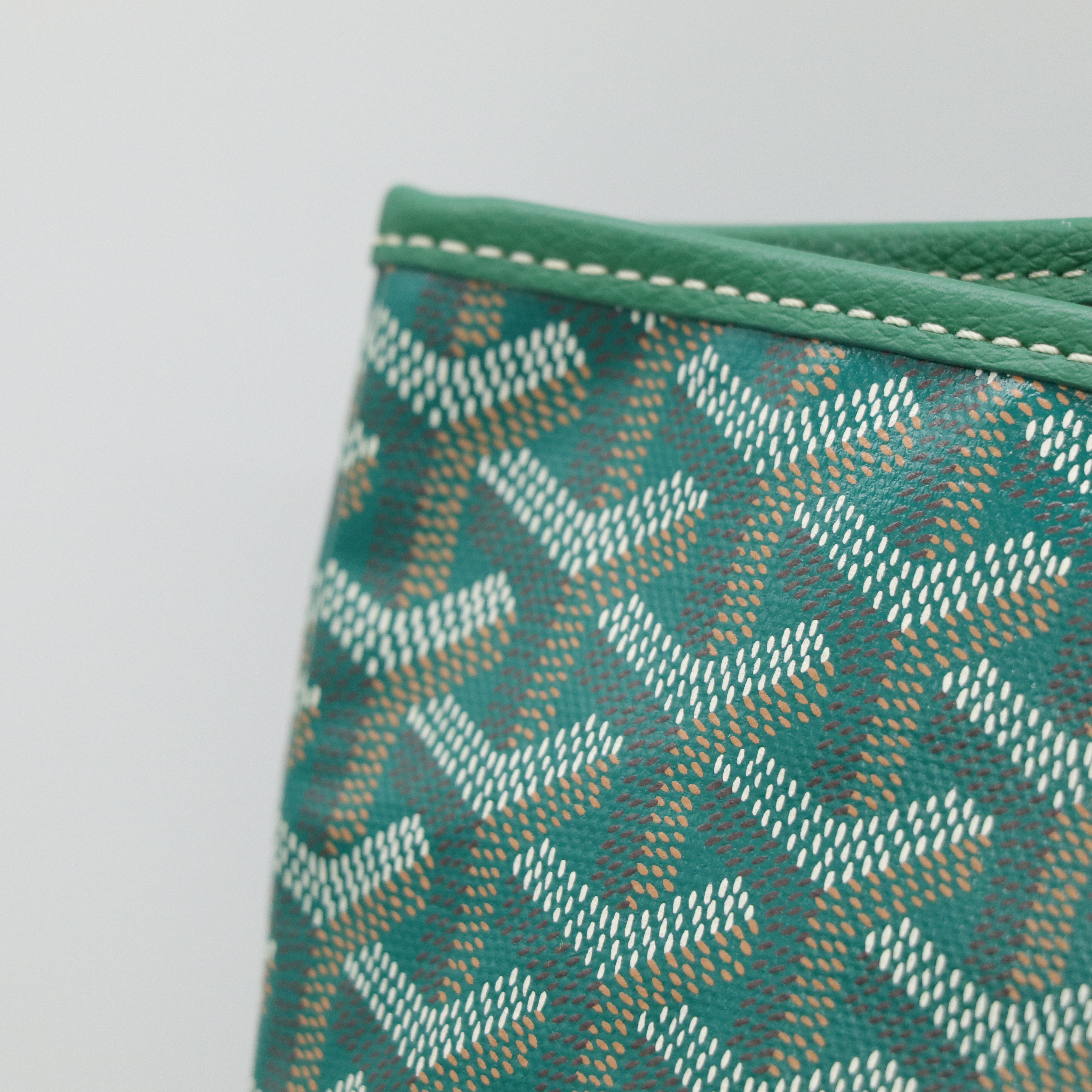 Goyard 綠色 tote-5