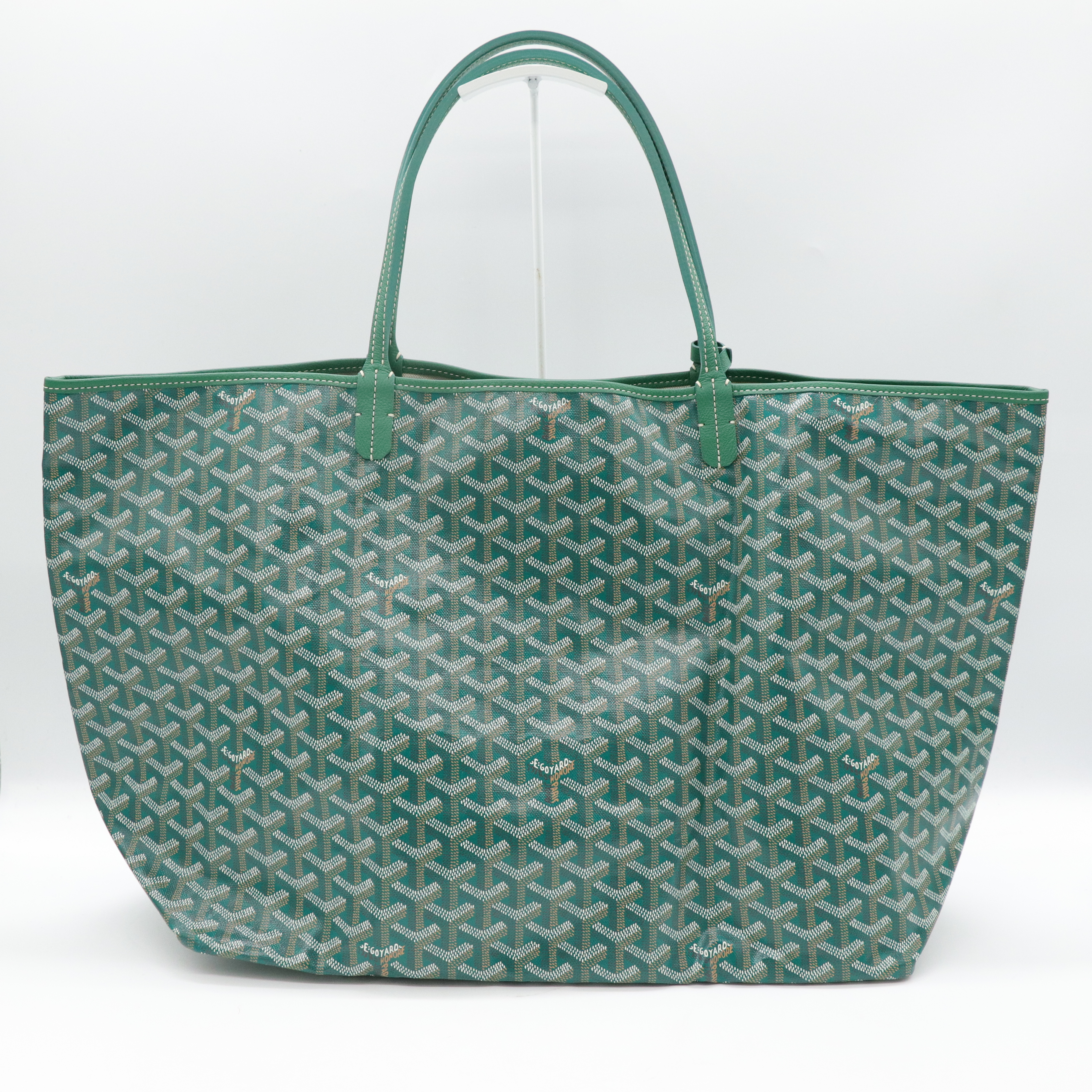 Goyard 綠色 tote-6