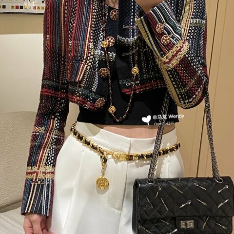 ️CHANEL 2.55小號黑銀限量款 刀叉系列肩背斜背鏈條包 25*14*8 98新配件塵袋 購證