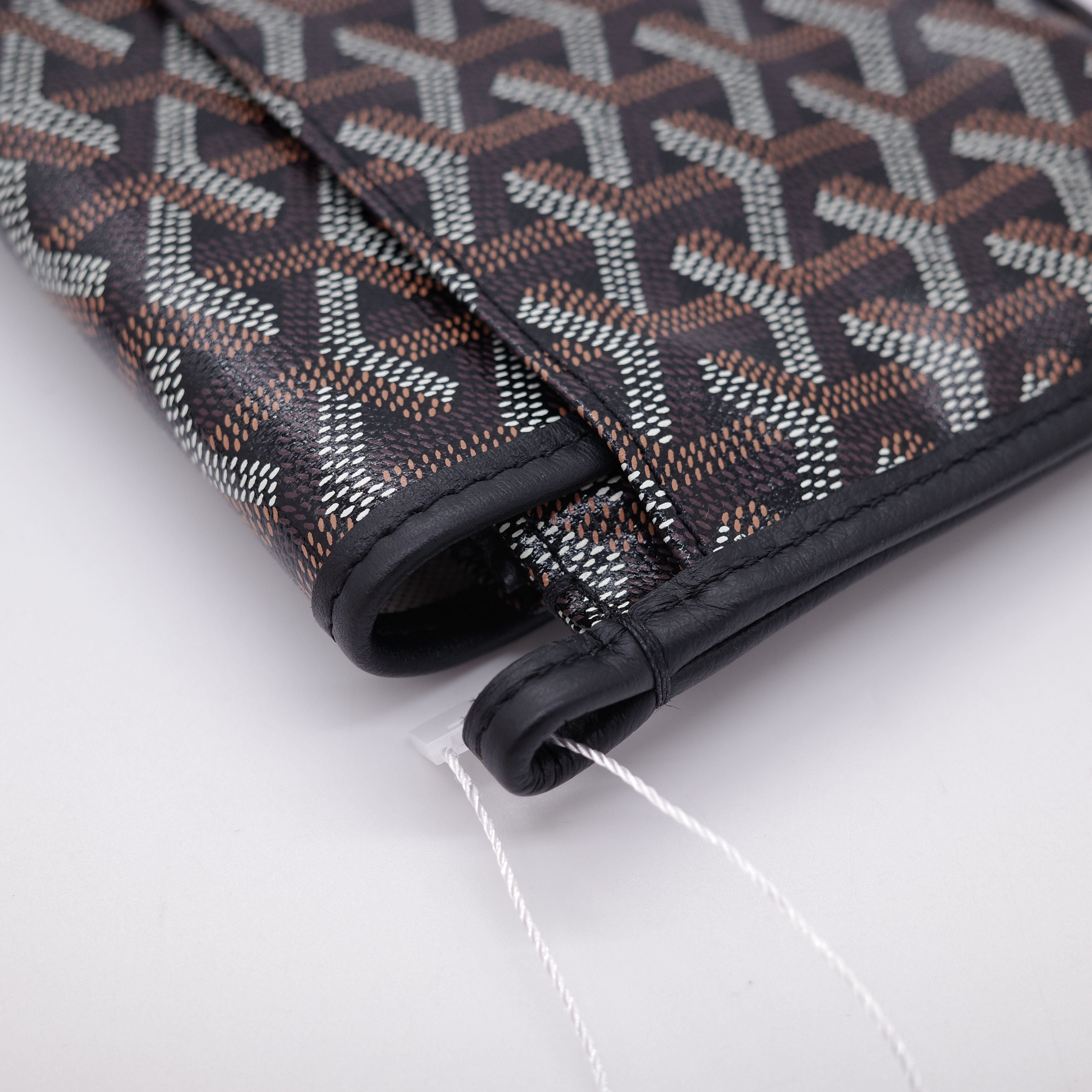 Goyard 戈雅 Plumet Pocket Wallet 肩背隨身錢包 黑色-9