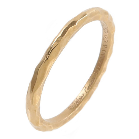TIFFANY＆CO 18K黃金Tiffany Ring戒指
