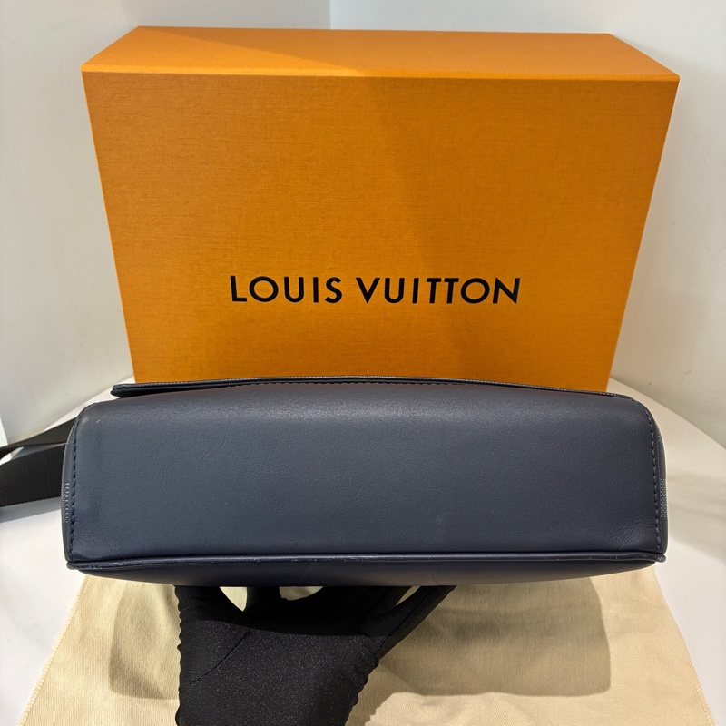 Louis Vuitton 路易威登 District 全牛皮 棋盤格郵差包-2