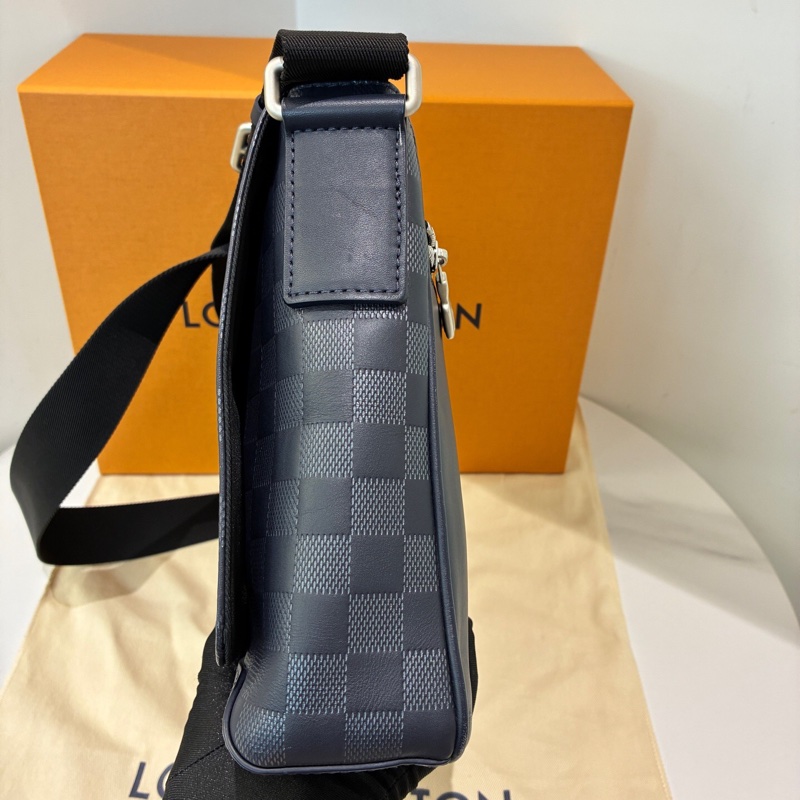 Louis Vuitton 路易威登 District 全牛皮 棋盤格郵差包-5