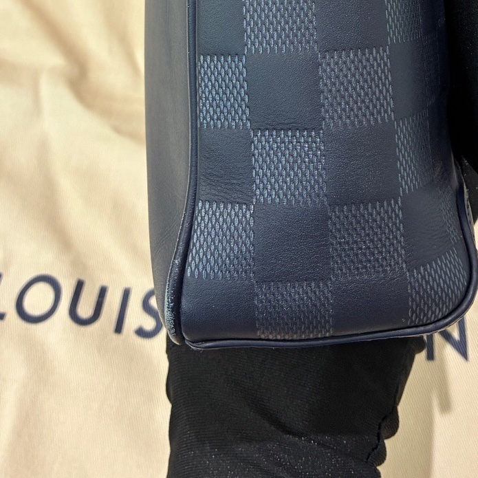Louis Vuitton 路易威登 District 全牛皮 棋盤格郵差包-9