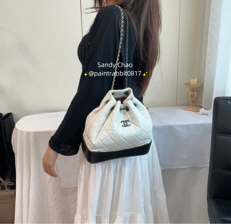 ෆ Chanel黑白熊貓流浪後背包 雙肩包🐼-2