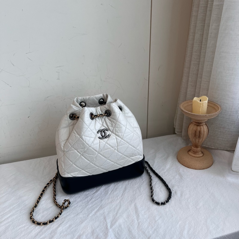 ෆ Chanel黑白熊貓流浪後背包 雙肩包🐼-4