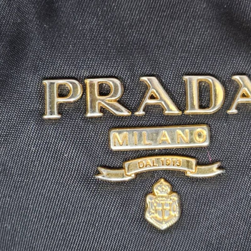 正品 Prada 帆布大斜背包/手提/托特包-17