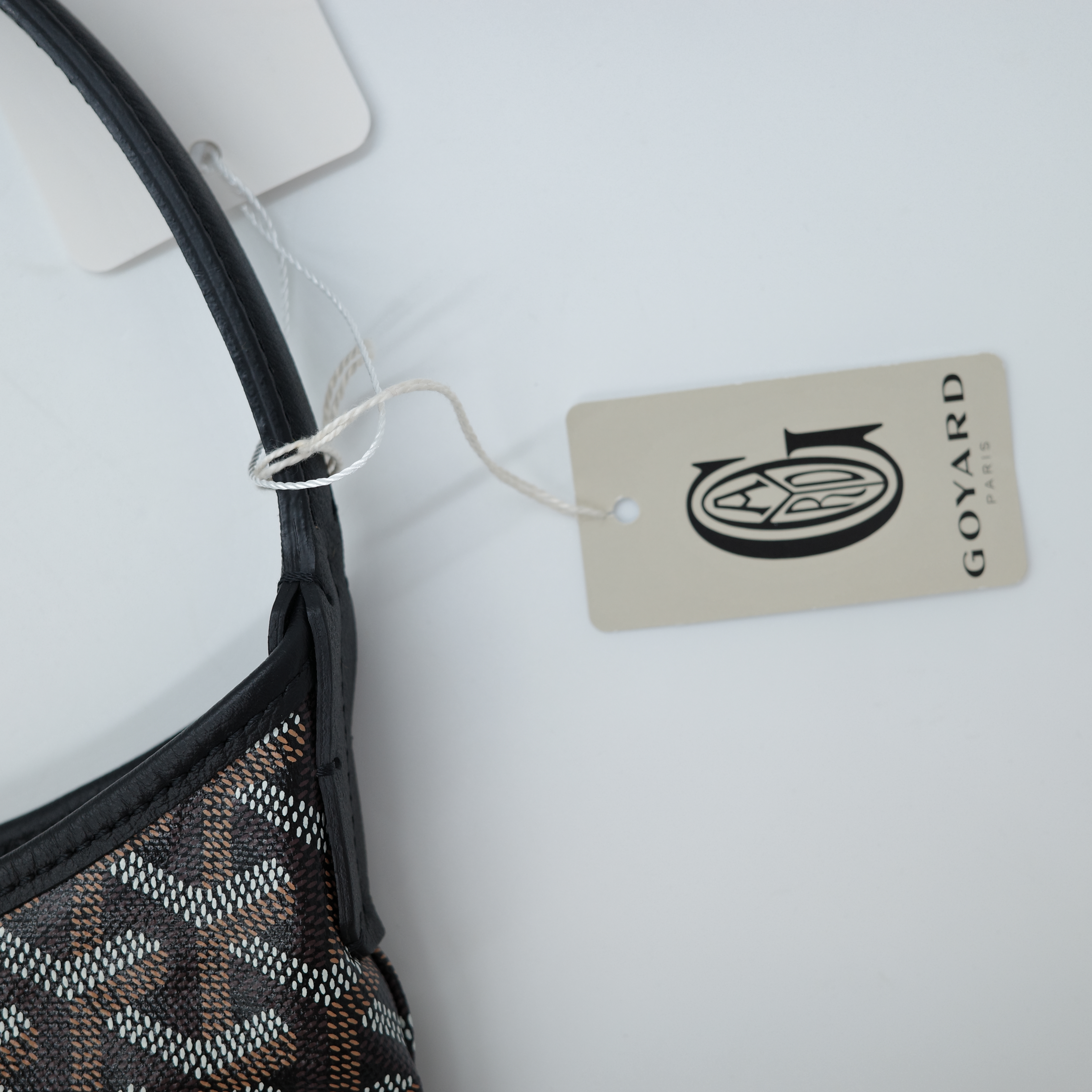 Goyard 戈雅 Bohème Hobo 黑色 帆布 肩背包-4