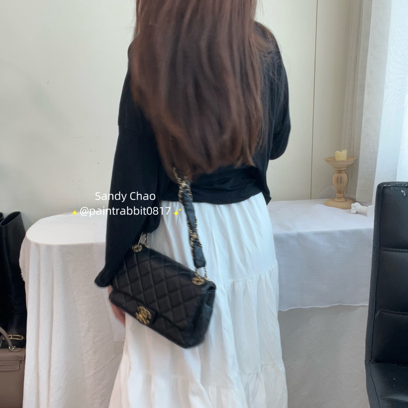 ෆ Chanel 19 穿皮鏈口蓋cf-4