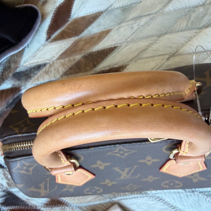 LV SPEEDY20 粉背帶 晶片款-4