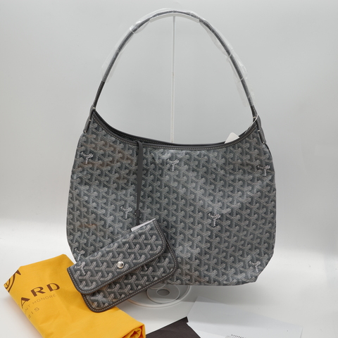 Goyard 戈雅 Bohème Hobo 灰色 帆布 肩背包