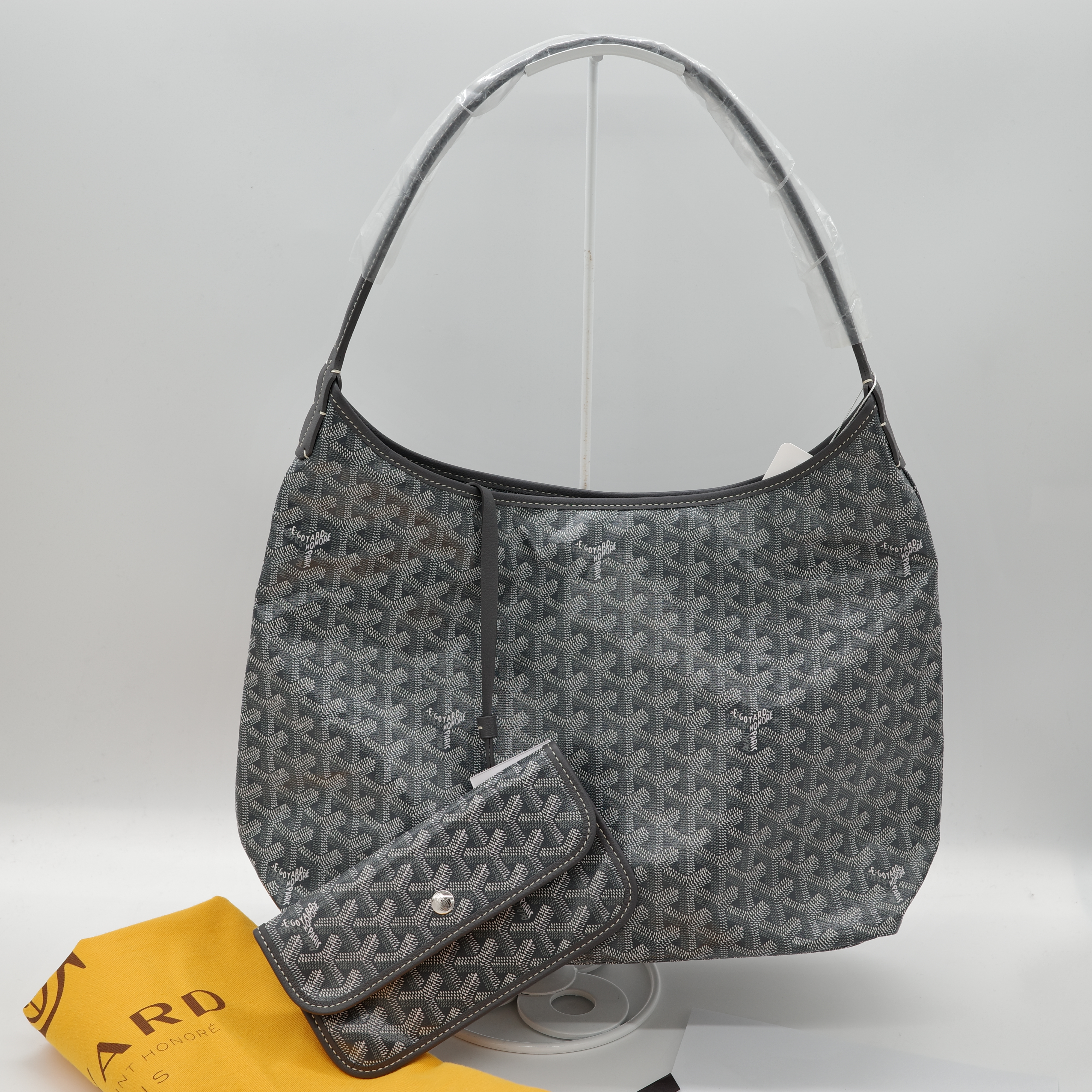 Goyard 戈雅 Bohème Hobo 灰色 帆布 肩背包-1