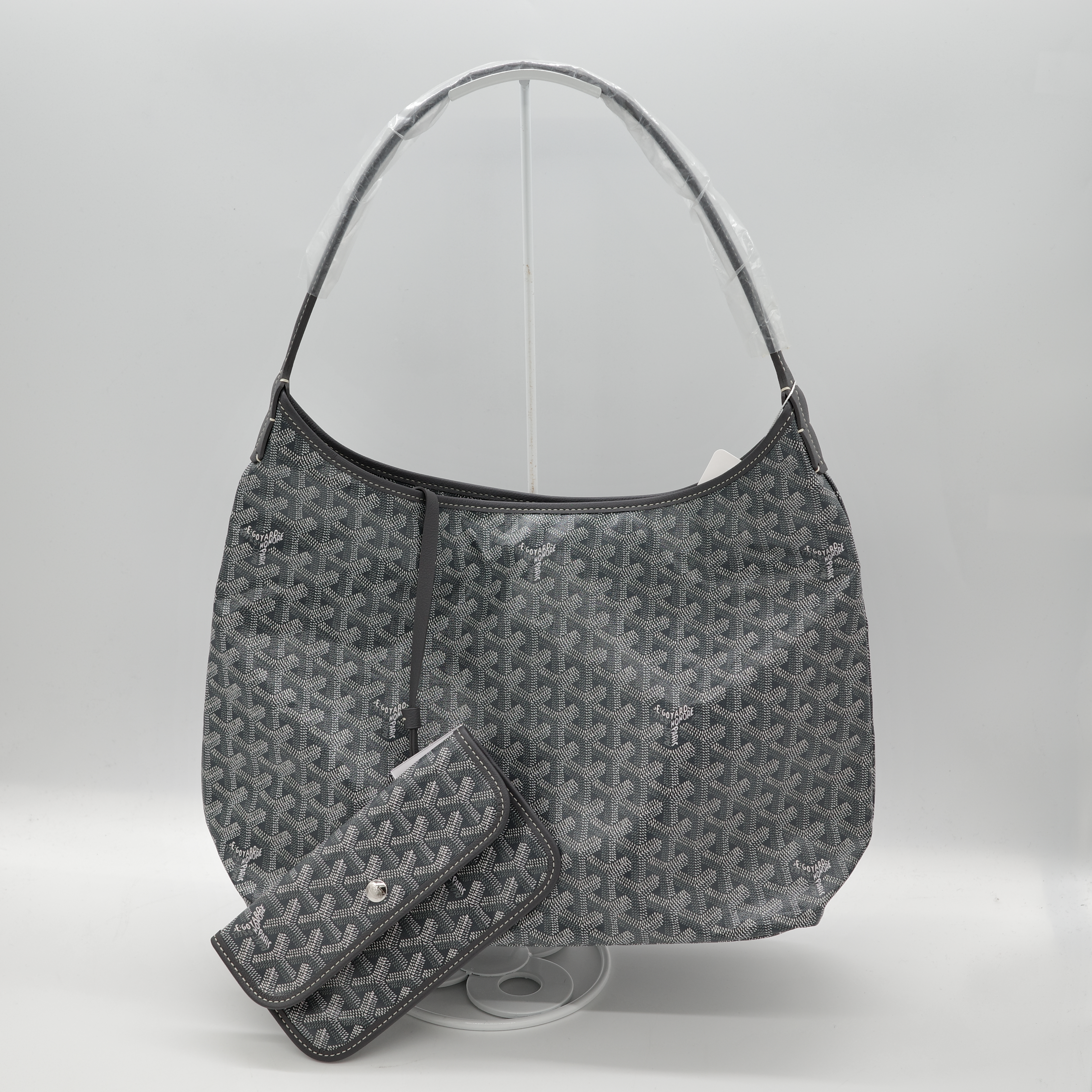 Goyard 戈雅 Bohème Hobo 灰色 帆布 肩背包-2