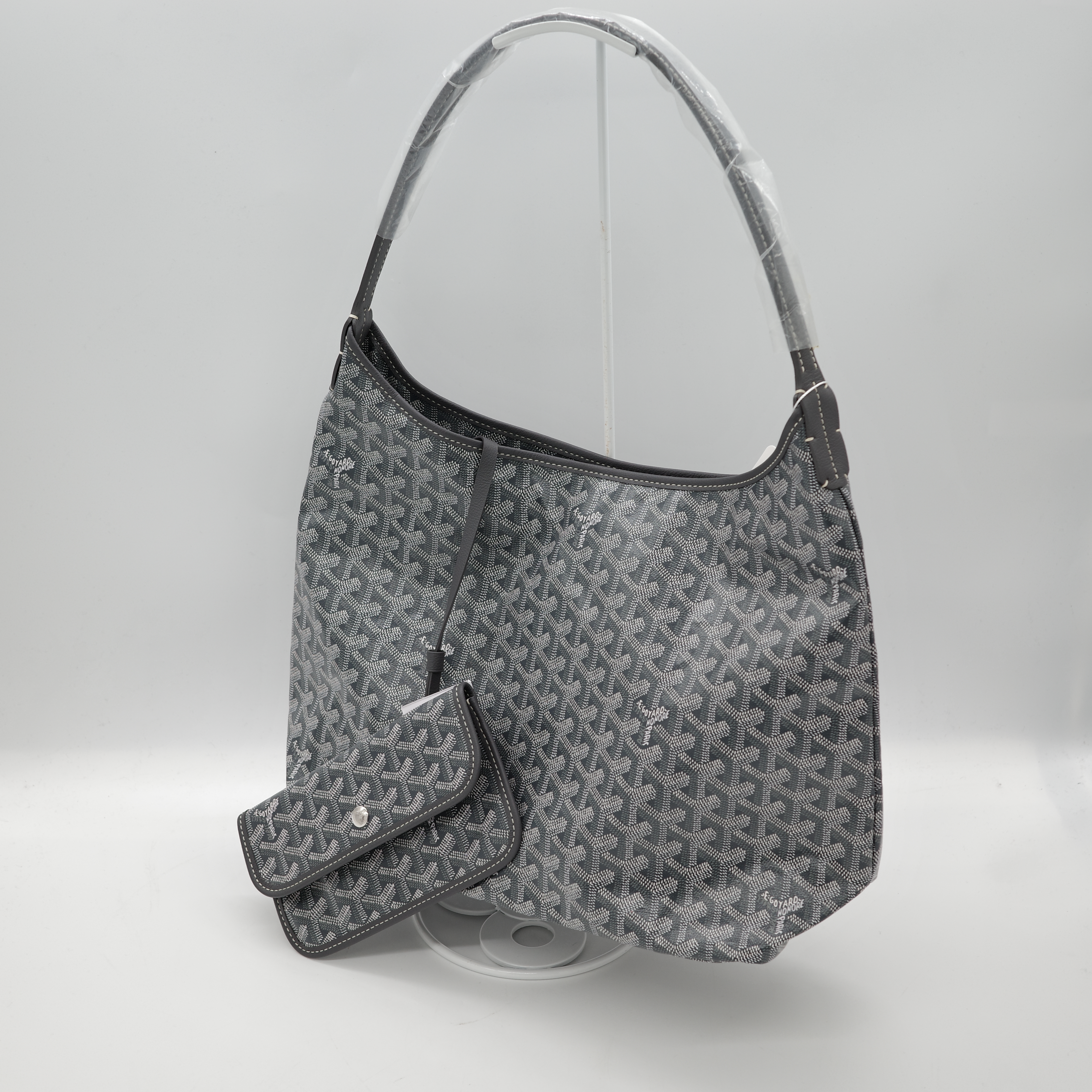 Goyard 戈雅 Bohème Hobo 灰色 帆布 肩背包-3